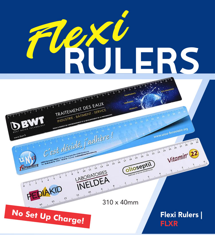 Double Sided Full Colour Flexi Rulers